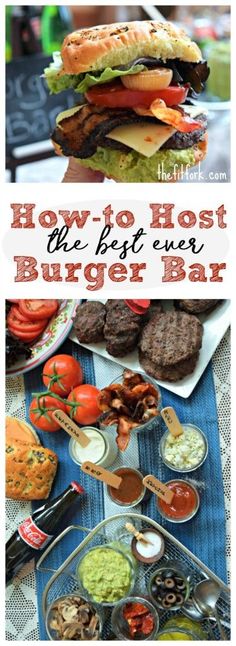 how to host the best ever burger bar