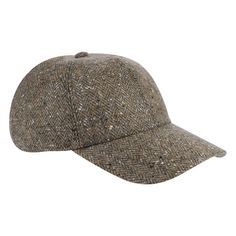 "Our Donegal Tweed Baseball Cap has the history and tradition of Donegal Tweed woven into each piece of fabric. It's soft to the touch and has small specks of colour called \"flaws\" which aren't noticeable from a distance, but up close give the tweed a multi colour affect. Thus, no two pieces of tweed are the same. The Stunning Landscape of Donegal provides inspiration for the colour and texture, while originality is achieved through the blending of wool into unique yarns which are used to weav Adjustable Tweed Flat Cap, Classic Tweed Cap, Tweed Cap With Herringbone Pattern, Brown Wool Flat Cap, Adjustable Tweed Cap, Classic Tweed Hat With Curved Brim, Brown Tweed Hats With Herringbone Pattern, Tweed Hat With Herringbone Pattern And Short Brim, Tweed Hat With Short Brim And Herringbone Pattern