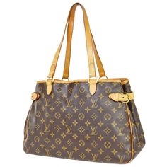 LOUIS VUITTON Batignolles Horizontal Shoulder Bag Monogram Brown France M51154       ( Side belt has cracks.Corner has frayed.Please check a photograph and the text carefully.  )   SKU ( HB1294 RS4   ) 👜DETAILS👜   BRAND LOUIS VUITTON STYLE Shoulder Bag COLOR / MATERIAL Brown/Monogram Leather   COUNTRY OF MANUFACTURE  France SERIAL NUMBER DU3068 DIMENSION SIZE ( inch ) W  15 x H 10.2 x D 5.1   " (approx.) SIZE ( cm ) W  38 x H 26 x D 13  cm (approx.) HANDLE DROP ( inch /cm ) 0 "/ 0  cm (approx. Travel Shoulder Bag In Monogram Canvas With Logo Hardware, Monogram Canvas Shoulder Bag With Logo Hardware, Elegant Coated Canvas Bags With Logo Hardware, Formal Monogram Canvas Shoulder Bag With Logo Hardware, Monogram Canvas Bag With Logo Hardware For Travel, Brown Monogram Canvas Bags With Logo Hardware, Formal Monogram Canvas Bag With Logo, Brown Monogram Canvas Bag With Logo Hardware, Brown Monogram Canvas Shoulder Bag With Logo Hardware