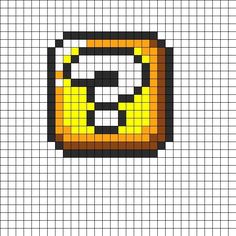 an image of a pixellated object that looks like a question mark on the screen