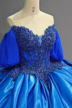 Beautiful Off-Shoulder Sweetheart Royal Blue Quinceañera Dress – Larosabride Blue Fitted Ball Gown With Sweetheart Neckline, Elegant Blue Off Shoulder Dress For Prom Season, Blue Sweetheart Neckline Ball Gown For Wedding, Blue Wedding Ball Gown With Sweetheart Neckline, Elegant Blue Ball Gown For Debutante Ball, Elegant Blue Strapless Ball Gown, Elegant Royal Blue Evening Dress For Debutante Ball, Blue Off-shoulder Ball Gown For Prom, Off-shoulder Ball Gown With Fitted Bodice