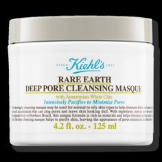 Rare Earth Deep Pore Cleansing Mask - RARE EARTH CLEANSING MASK 5.0OZBenefitsFormulated with Fairly Traded Amazonian White Clay, responsibly sourced by local communities near the mouth of the Amazon RiverHelps reduce excess oil and minimize the look of pores to leave skin visibly more refined and feeling smoothKey IngredientsFairly Traded Amazonian White Clay: known as "magic earth," it has been used for centuries by native Brazilians as a stress relieving, detoxifying therapy; rich in minerals Pore Cleansing Mask, Cleansing Mask, Clay Face Mask, Juice Beauty, Pore Cleansing, Minimize Pores, Clogged Pores, Clay Masks, White Clay