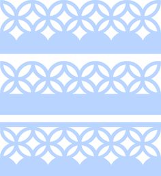 a blue and white pattern with circles