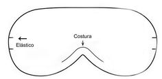 an image of a pair of goggles with the words costa and elastico