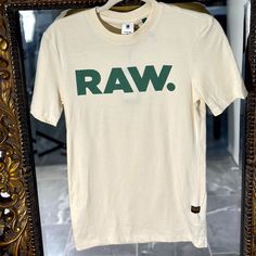 G-Star Originals Raw Brand New With Tags. Size: Xs Measurements Of Width And Length In Pictures. No Trades Or Modeling At This Time. Offers Welcome. 3076 Gstar Raw, Men's Uniform, G Star Men, Raw Color, Green Tee, Billionaire Boys Club, Soccer Shirts, Raw Denim, Green Shirt