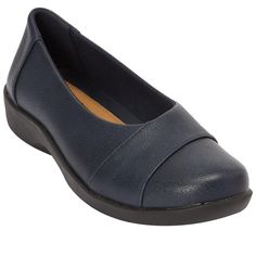 Lovely leather-like flats perfect for work or weekend wear. With comfort innovations like padded insoles and flexible, skid-resistant outsoles, there’s no question as to why these shoes will become your new go-to. Flat Slip-ons With Arch Support For Work, Slip-on Work Flats With Arch Support, Slip-on Flats With Arch Support For Work, Comfortable Synthetic Flats For Work, Synthetic Flats With Arch Support For Work, Slip-on Leather Slip-resistant Flats, Flats With Arch Support For Work, Comfortable Flats With Arch Support For Work, Comfortable Work Flats With Arch Support