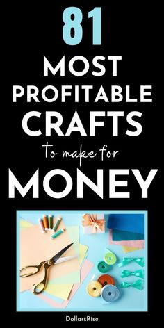 Do you like making crafts? Try selling the most profitable crafts and make money working from home. One of the best side hustle ideas for creative minds. Make your craft making hobby a money making business. Best craft ideas to make and sell! Where To Sell Handmade Items, Diy Small Business Ideas Products, Crafts To Sell Make Money, Craft Business Ideas, Diy Ideas Creative, Small Business Ideas Products, Best Craft Ideas, Rag Rug Diy