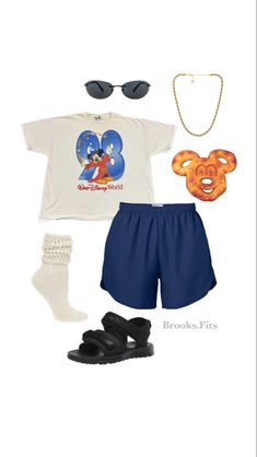 Disney Park Day Outfits, Cool Disneyland Outfits, Disney Ootd Inspired Outfits, Disney World Outfits Aesthetic, Unique Disney Outfits, Walt Disney World Outfits Summer, Disney Ideas Outfits, Disney World Summer Outfits