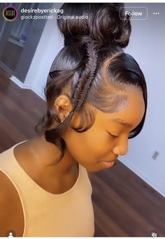 Curly Braided Hairstyles, Sew In Wig, Texas Hair, High Ponytail Hairstyles, Double Ponytail, Natural Hair Updo, Work Hairstyles, Fish Tail