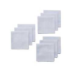 Sophisticated style. Add a distinguished touch to your look with these patterned handkerchiefs from Wembley. In white.PRODUCT FEATURES 9-pack 15.5" x 15.5" (each) FABRIC & CARE Cotton Machine wash Imported Size: One Size. Gender: male. Age Group: adult. Classic Cotton Handkerchiefs For Formal Occasions, Classic Cotton Formal Handkerchiefs, White Business Handkerchiefs, Classic White Handkerchiefs For Business, Handkerchief Men, White Product, Sophisticated Style, Fabric Care, Product Features