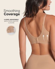 Este brasier de alto cubrimiento en sisa y espalda y de total comodidad, es el favorito de muchas mujeres ya que estiliza los rollitos de los laterales de la sisa y la espalda, creando una silueta más armónica ¡te encantará cómo lucirán tu busto y tu espalda bajo tus blusas o camisetas! Sus copas son suaves y livianas, de muy buen cubrimiento para que tu busto esté siempre en su lugar y su varilla interno realza tu busto. Sus suaves varillas laterales te dan mejor ajuste y evitan que tu bra se e Post Surgical Bra, Bridal Shapewear, Nursing Sports Bra, Shaper Panty, Bridal Bra, Compression Bra, Strapless Bralette, Comfy Bra, Compression Garment