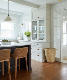 the kitchen is clean and ready to be used as a dining room or breakfast nook