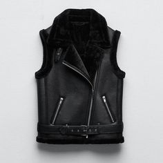 Description: Brand Name: Mengray Closure Type: zipper Material: Leather Decoration: Belt Style: Casual Sleeve Length: Sleeveless Outerwear Type: Leather & Suede Season: Autumn/Winter Clothing Length: Regular Gender: WOMEN Detachable Part: NONE Collar: Turn-down Collar REFUNDS & RETURNS General We want to ensure satisfactory customer experience that's why our return policy is set for 14 days of delivery. You can return ord exchange almost everything within 14 days of delivery for a full Refund or Waistcoat Top, Bespoke Jacket, Womens Waistcoat, Blue Shirt Women, Sleeveless Coat, Women Sweaters Winter, Leather Decor, Belt Style, Chic Sweaters