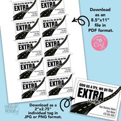 extra printable coupons for the new york city subway system are shown in black and white