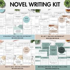 the novel writing kit with text and illustrations