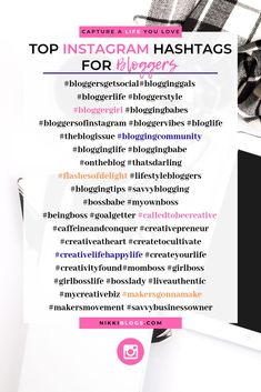 the top instagram hashs for bloggers