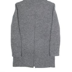 Item is in good used condition. Item Contains 35% Wool. >Size: XS >Armpit To Armpit: 18" >Armpit To Cuff: 18" >Collar To Hem: 30" Casual Gray Long Pea Coat, Wool Blend Jacket, Gray Jacket, Wool Blend, Cuff, Wool, Collar, Grey