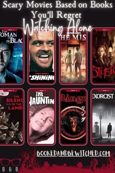 Some books are spooky, but their movie adaptations? Absolutely terrifying. Check out these must-watch horror films!