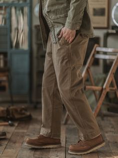 These chinos are perfect for taking on the day and whatever it throws at you. Inspired by Military Pants and casual basics that combines military and nostalgia. Cut from a cotton twill, a loose fit guarantees movement with ease. Button pockets keep all your belongings safe. Overall Shorts