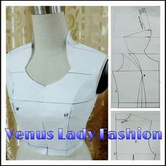 the front and back views of a woman's dress pattern, with instructions to make it