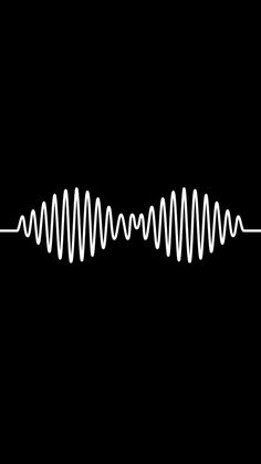 a black and white image of a sound wave