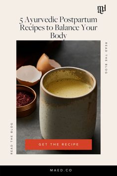 the recipe book is shown with ingredients in bowls and an egg on the table next to it