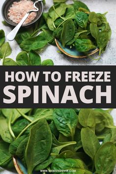 How To Freeze Spinach Leaves, Can You Freeze Spinach, Freeze Fresh Spinach, What To Do With Spinach Leaves, Preserving Spinach, Preserving Fresh Spinach, Canning Spinach, How To Preserve Spinach