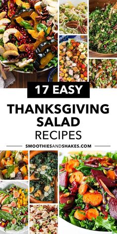 17 easy thanksgiving salads that are delicious and healthy