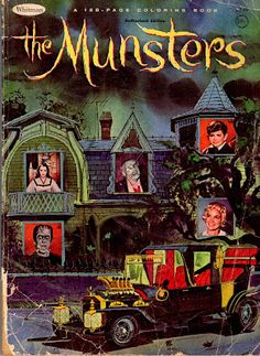 the book cover for the muppetrs with an old car and house in the background