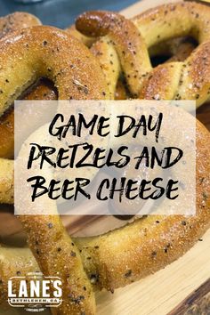 game day pretzels and beer cheese