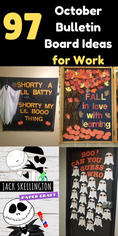 halloween bulletin board ideas for work