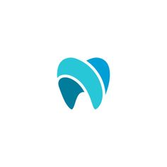 a blue tooth logo on a white background