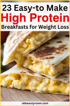 Starting your day with a protein-packed breakfast supports weight loss efforts by reducing hunger, increasing calorie expenditure, and maintaining muscle health. This post lists 30 different high protein breakfast ideas that are easy to prepare and delicious to enjoy. Including: meal prep, healthy, easy, low calorie, quick, eggs, recipes, smoothies, casserole, burrito, sandwich, muffins, bowls. #SeptemberReset24 Healthy Breakfast Recipes To Go, Mealprep Breakfast High Protein, Protein Breakfasts Healthy, Protein Breakfast With Eggs, Breakfast Ideas High Calorie, Anabolic Breakfast Recipes, Hypoglycemic Breakfast Ideas, Egg And Chicken Recipes, High Protein Veggie Breakfast