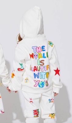 Lola + The Boys Doodle Art Set Lego Fashion, Crystal Hoodie, Denim Jacket With Fur, Tracksuit Set, Virtual Closet, Jogger Set, Love T Shirt, Pink Hoodie, Soft Girl