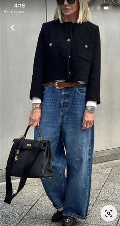 Denim Street Style, Outfit Jeans, Mode Casual, Outfits 2023, Looks Street Style, 가을 패션, Looks Style