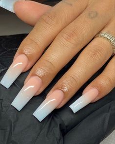 Plain Acrylic Nails, Unghie Sfumate, Milky Nails, Drip Nails, Smink Inspiration, Her Nails