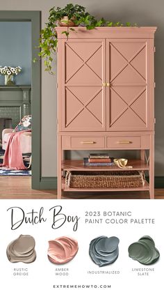 the dutch boy paint color palette is available in various colors and sizes, including pink