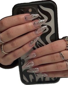 2023 Nail, Studded Nails, Women Outfit, Dream Nails, Fire Nails