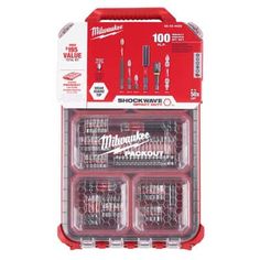 the milwaukee tool set is in its packaging