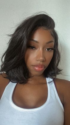 Wig Hairstyles Ideas Black Women Bob Styles, Short Straight Hair On Black Women, Black Hair Inspiration Short, Bob Cute Short For Women Black, How To Style Short Hair Bob Black Women, Bob Black Girls Hairstyles, A Bob Haircut Black Women, Bob Hairstyles For Black Women 2023, Straight Hairstyles For Black Women Real Short