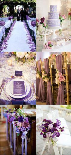 romantic violet wedding decorations Violet Wedding, Romantic Wedding Receptions, Purple Bridesmaid, Rustic Weddings, Future Wedding Plans, Lavender Wedding, Autumn Wedding, Romantic Weddings, Purple Wedding