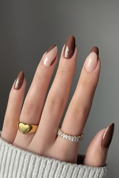 Brown Nail Arts