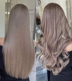 Light Ash Blonde Hair Color, Light Ash Blonde Hair, Ashy Hair, Blonde Hair Colors, Ash Blonde Hair Colour, Balayage Blond, Beige Hair, Ash Hair, White Blonde Hair