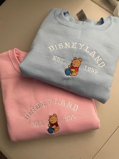 Matching Hoodies For Couples, Cute Disney Outfits, Matching Hoodies, Vintage Disneyland, Matching Couple Shirts, Couples Hoodies, Embroidered Sweatshirt