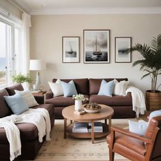 Brown Couch Living Room Ideas, Dark Brown Couch Living Room, Dark Brown Couch, Couch Living Room Ideas, Brown Sofa Living Room, Couch Living Room, Brown Couch, Brown Sofa