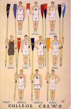 an old poster shows the different types of men's sports uniforms