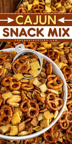 Do you crave for a spicy treat? Try this Cajun Snack Mix recipe! It's the ultimate bold and spicy snack to serve during a family or friends' gathering. This snack with a kick is the best holiday appetizer that would perfectly satisfy your cravings. This can also be a simple game day recipe you can bring to your family or friends. This party mix will surely be a favorite with everyone! Cajun Snack Mix Recipe, Chex Mix Seasoning, Chex Mix Recipes Spicy, Spicy Chex Mix, Cajun Party, Chex Party Mix Recipe, Party Mix Recipe, Chex Mix Recipes, Easy Appetizers