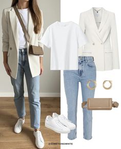 Smart Casual Women Outfits, Smart Casual Women, Casual Work Outfits Women, Classic Style Outfits, Business Casual Outfits For Work, Neue Outfits, Casual Day Outfits, Mode Casual, Stylish Work Outfits