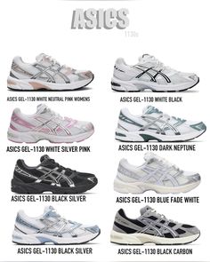 asics colours and inspos Outfits With Asics Sneakers Black Women, Cute Asics Shoes, Asics Shoes Outfit Aesthetic, Asics Shoes Aesthetic, Acisis Shoes Outfit, Asics 1130 Outfit, Asics Gel 1090 Outfit, Acisis Shoes, Asics Shoes Volleyball