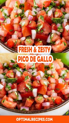 fresh and zesty pico de gallo recipe